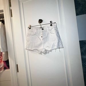 Avery Denim Short in White